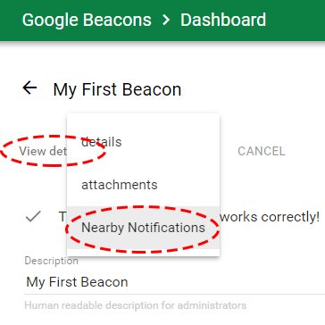 5 MINUTE SETUP GUIDE TO NEARBY NOTIFICATIONS BEACON
