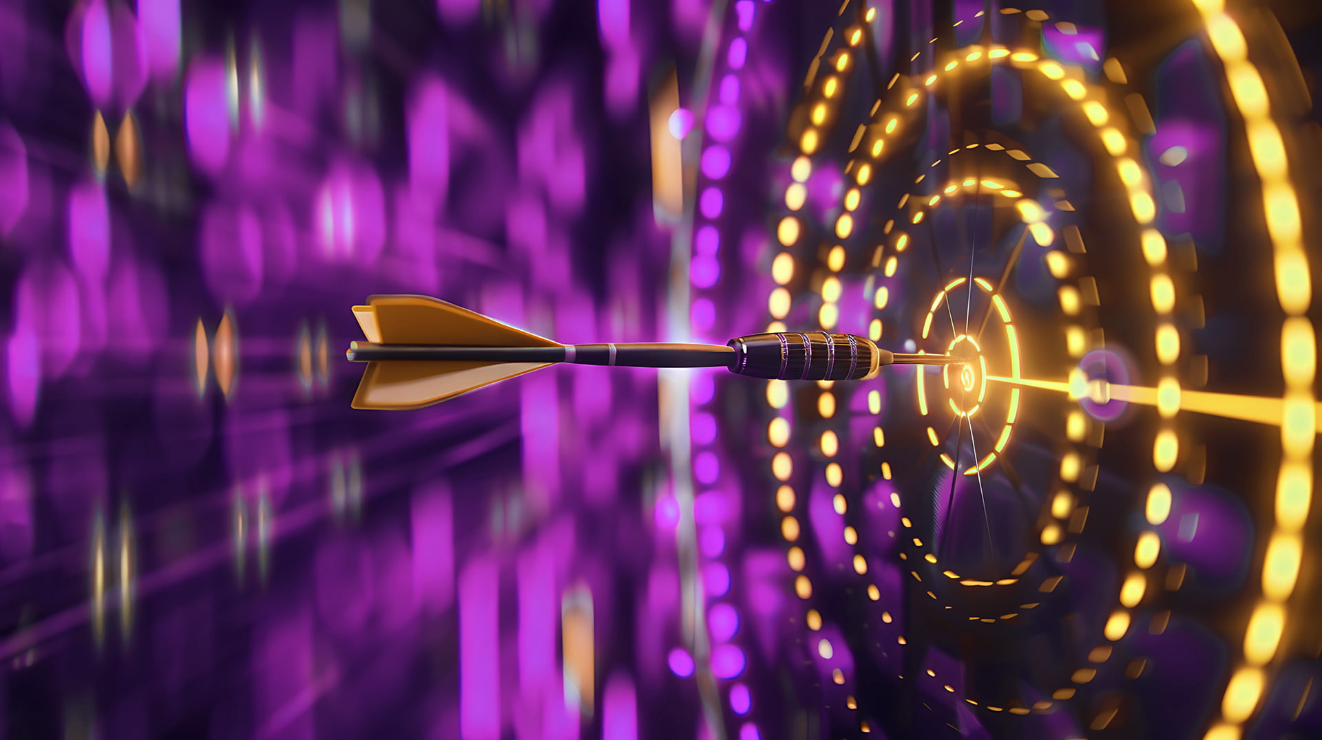 Target Hit, Arrow and Bullseye, Success and Achievement
