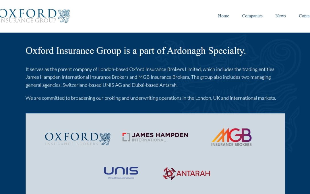 Oxford Insurance Group Websites
