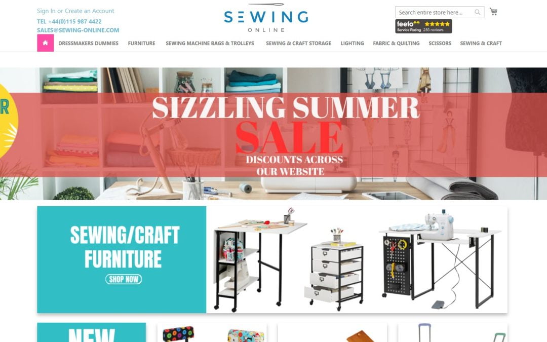 Sewing Online Product AI SEO