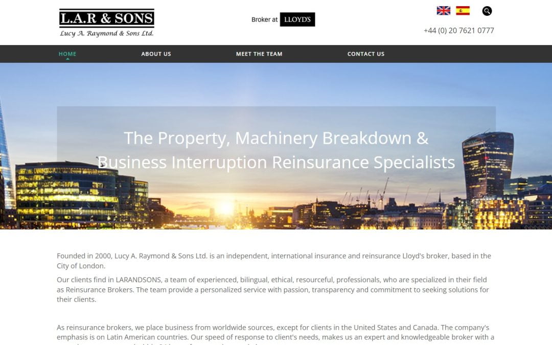 LAR and Sons Website