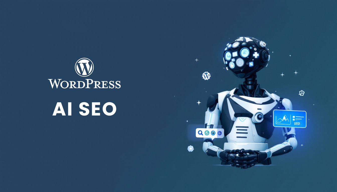 AI SEO concept illustration