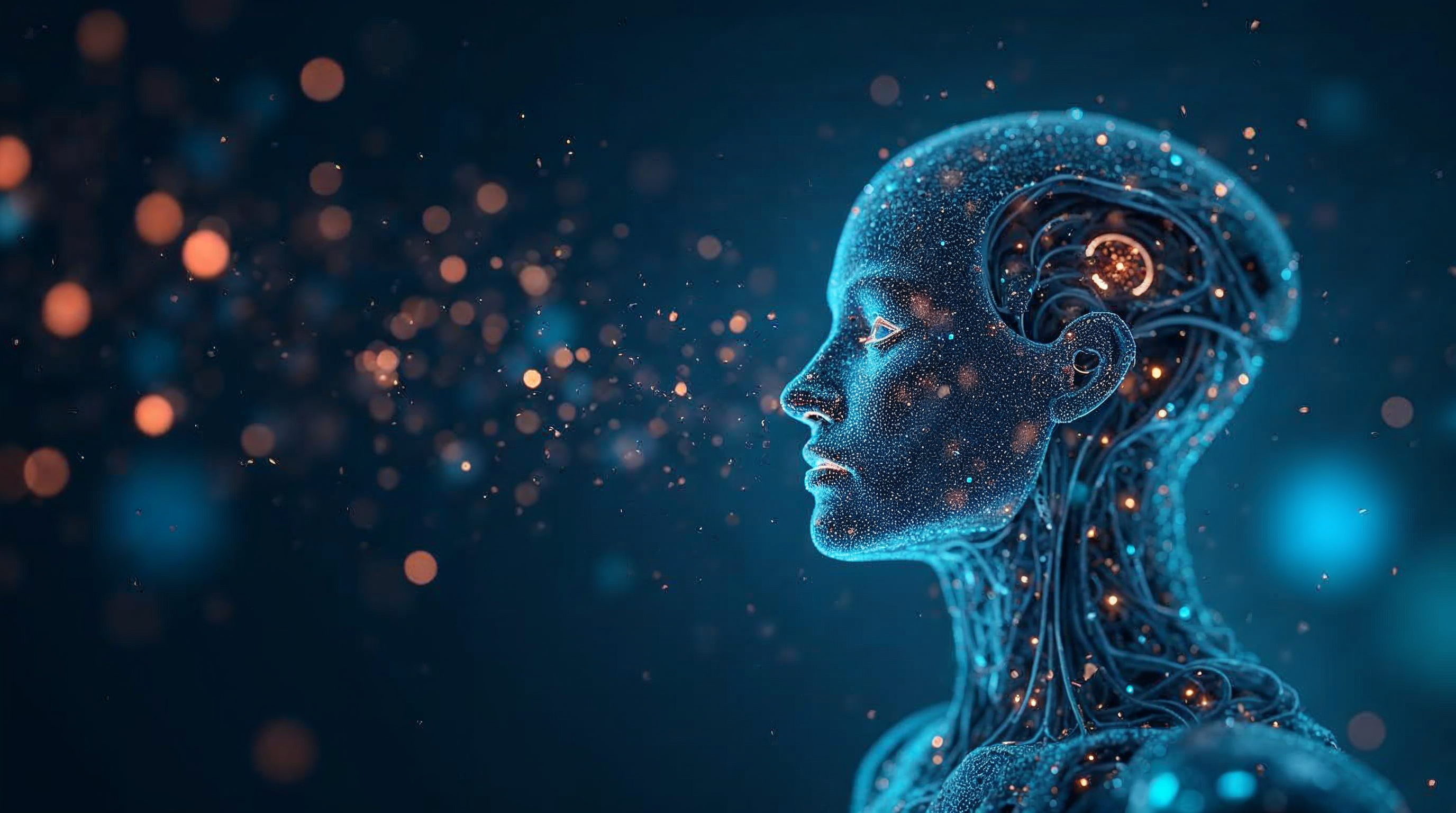 AI chatbot concept illustration