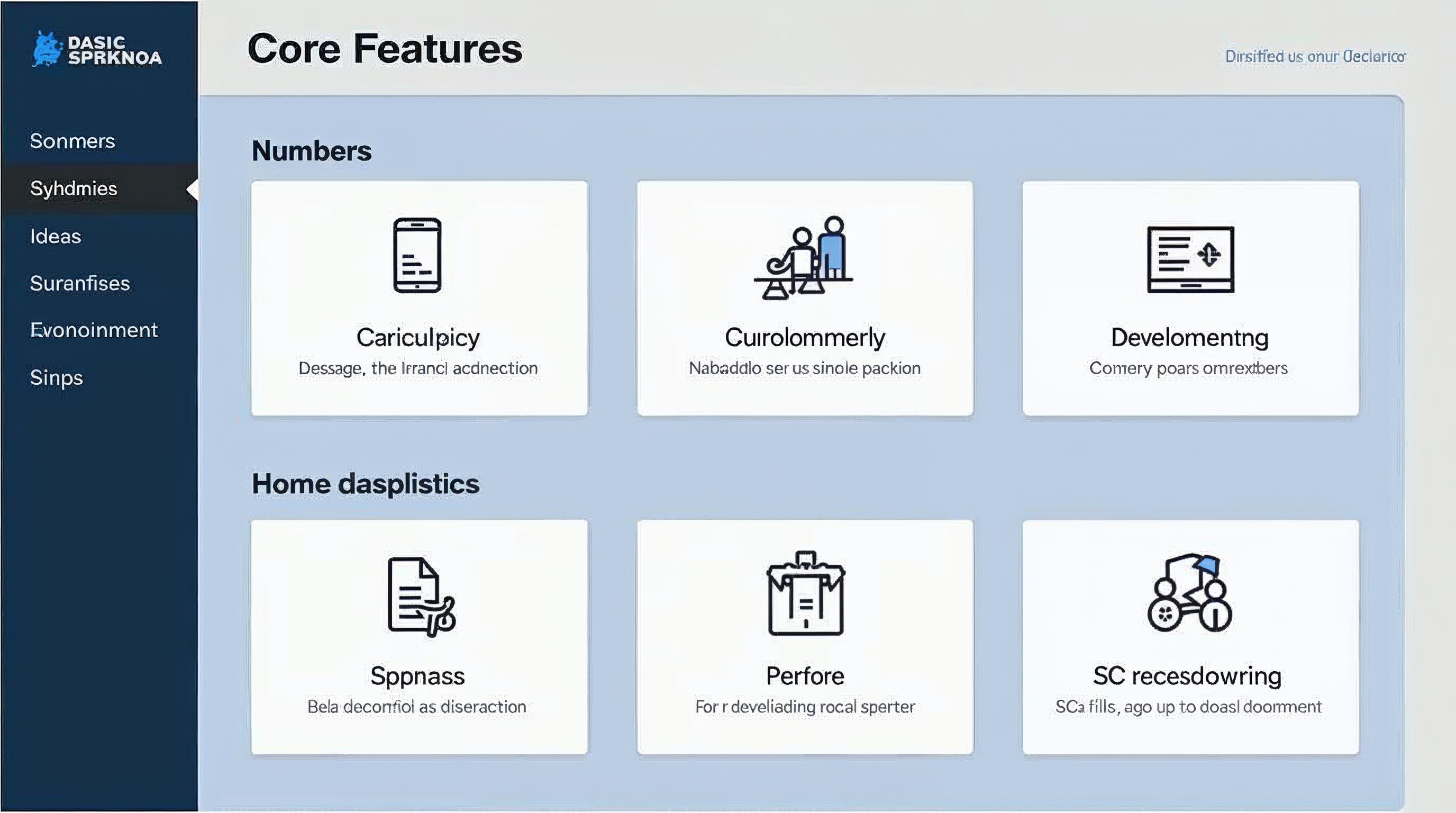CMS platform dashboard illustrating core features