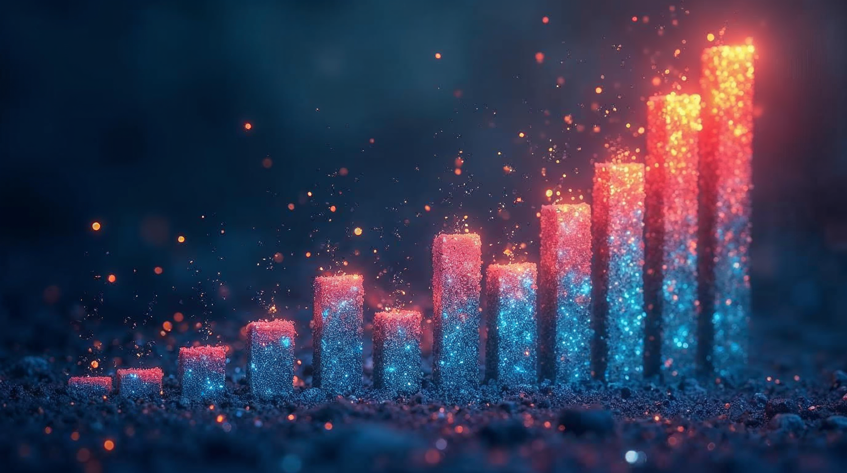 Analytics dashboard showcasing AI-driven content results