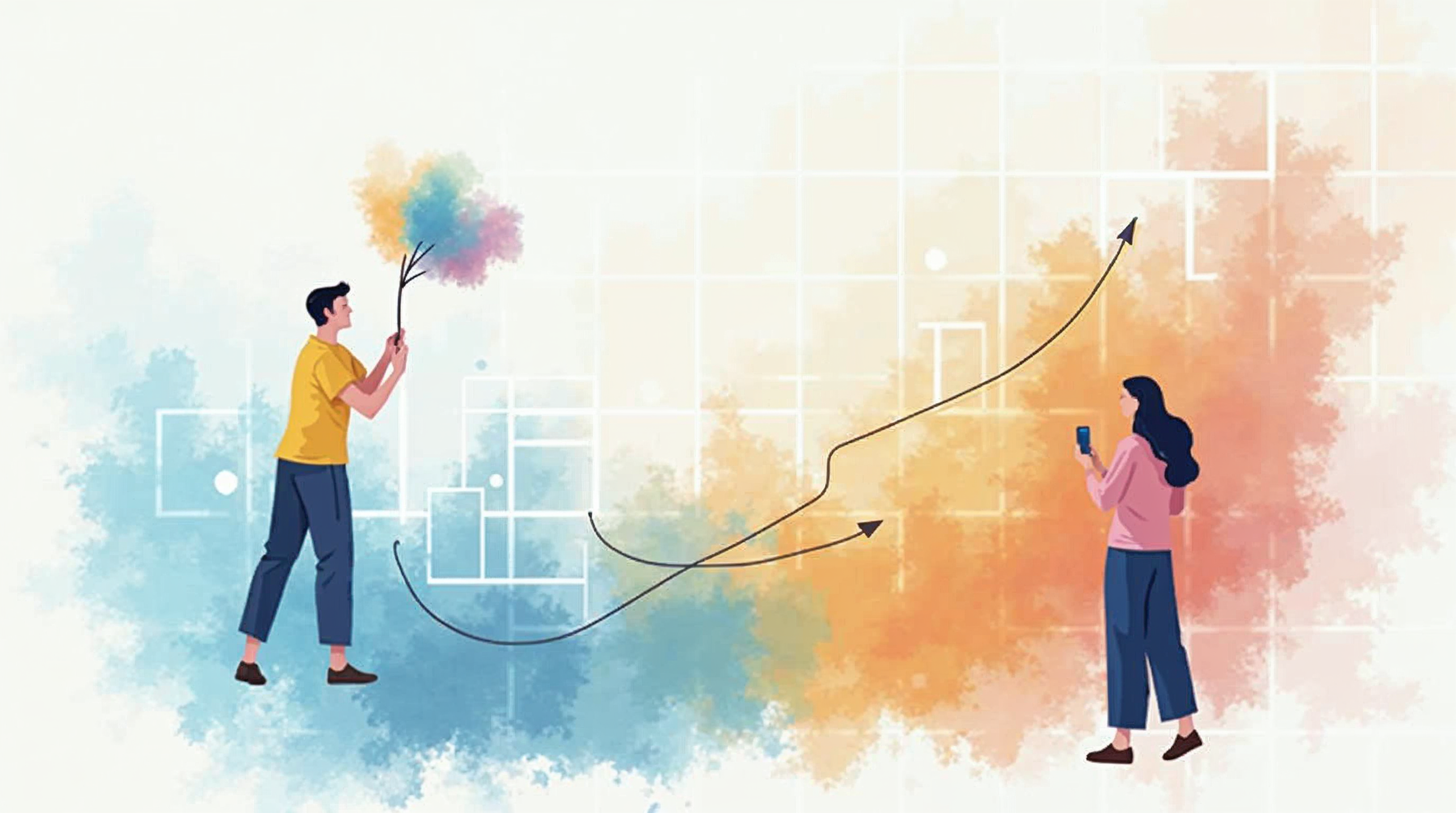 Customer engagement illustration
