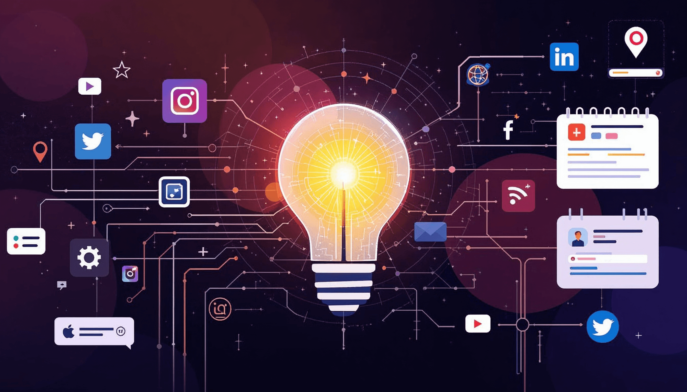 freepik abstract image representing automating social medi 37649