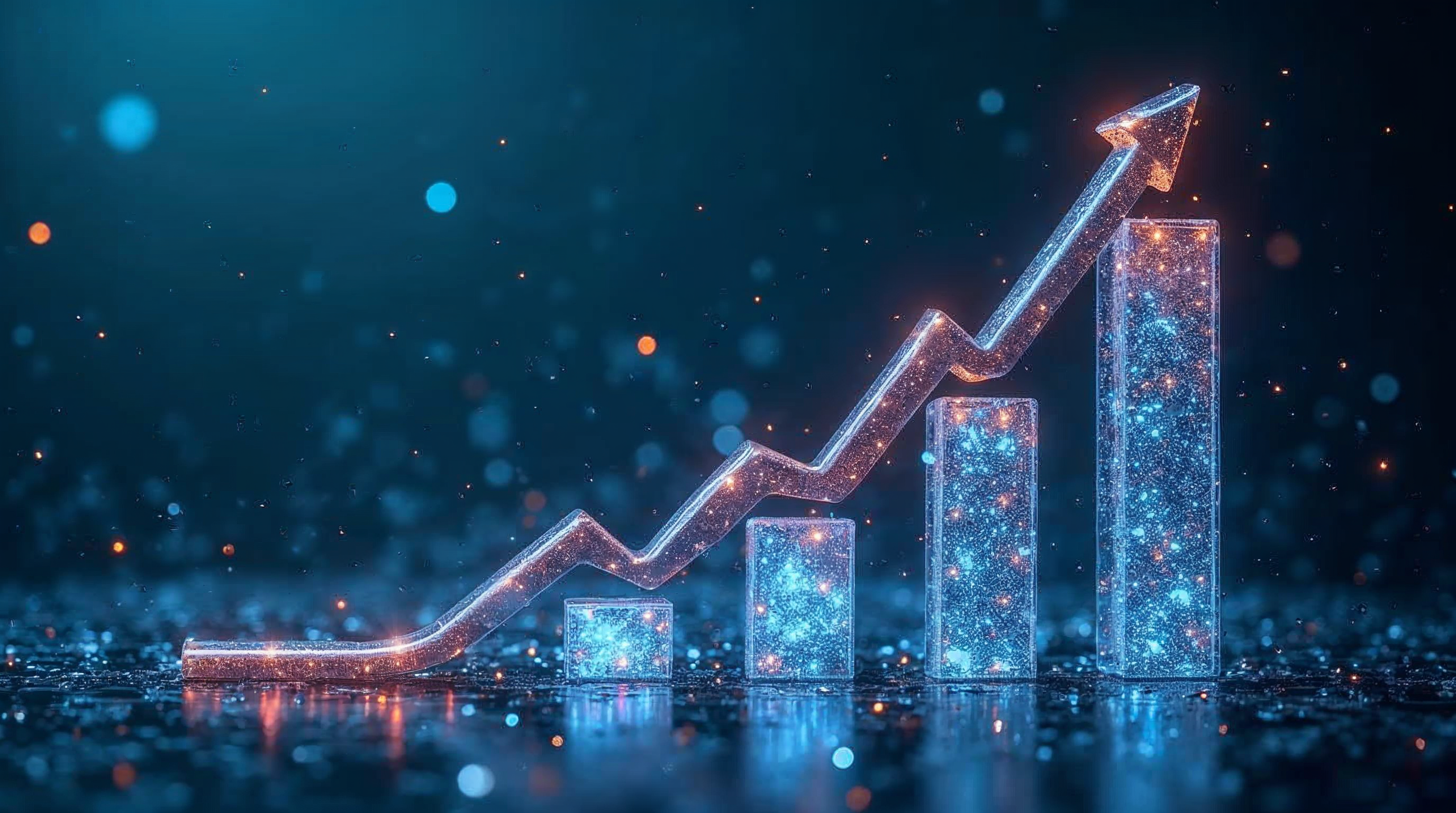 Graph showing conversion lifts through AI chatbot integration