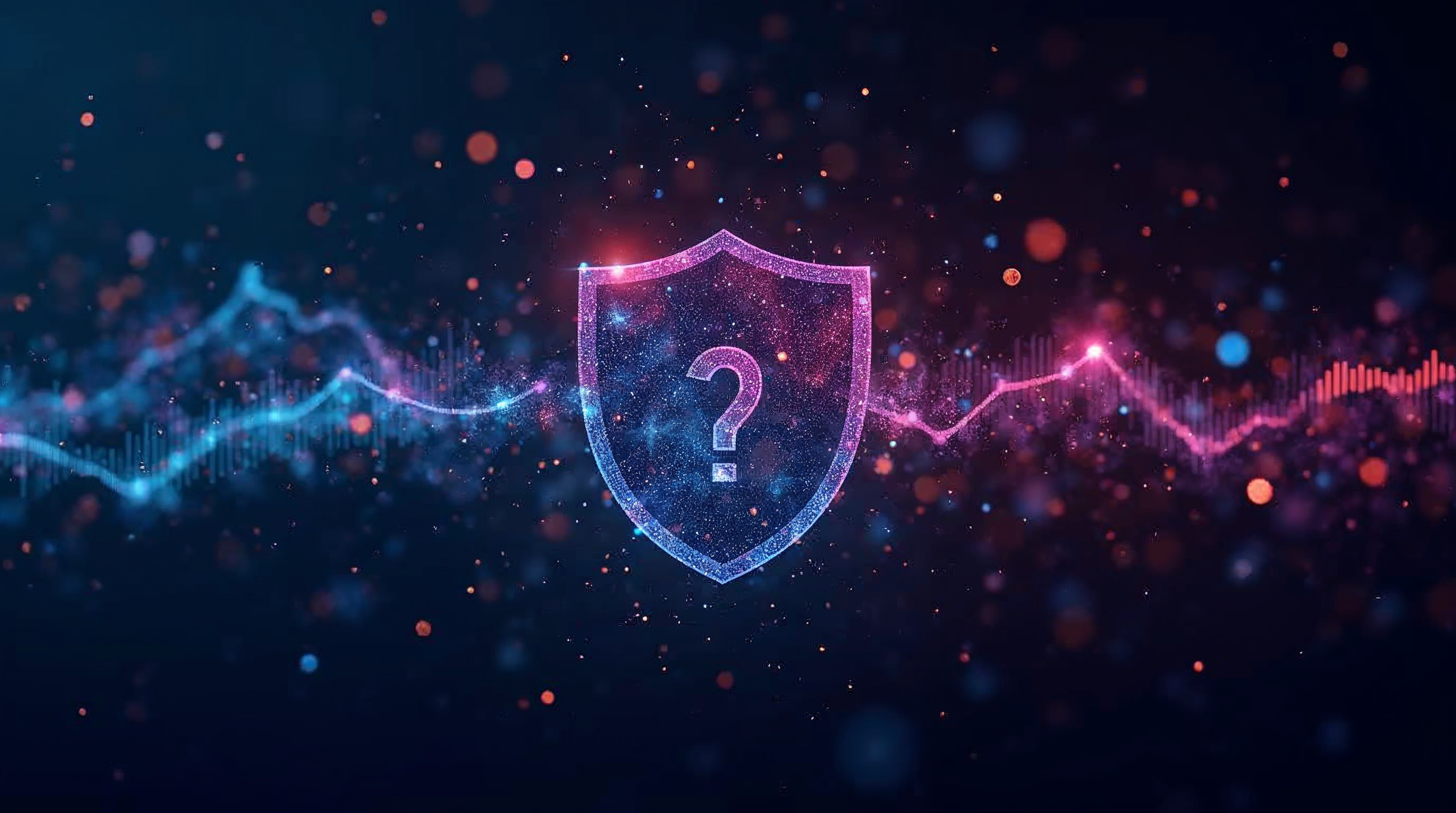 Website protection with AI illustration