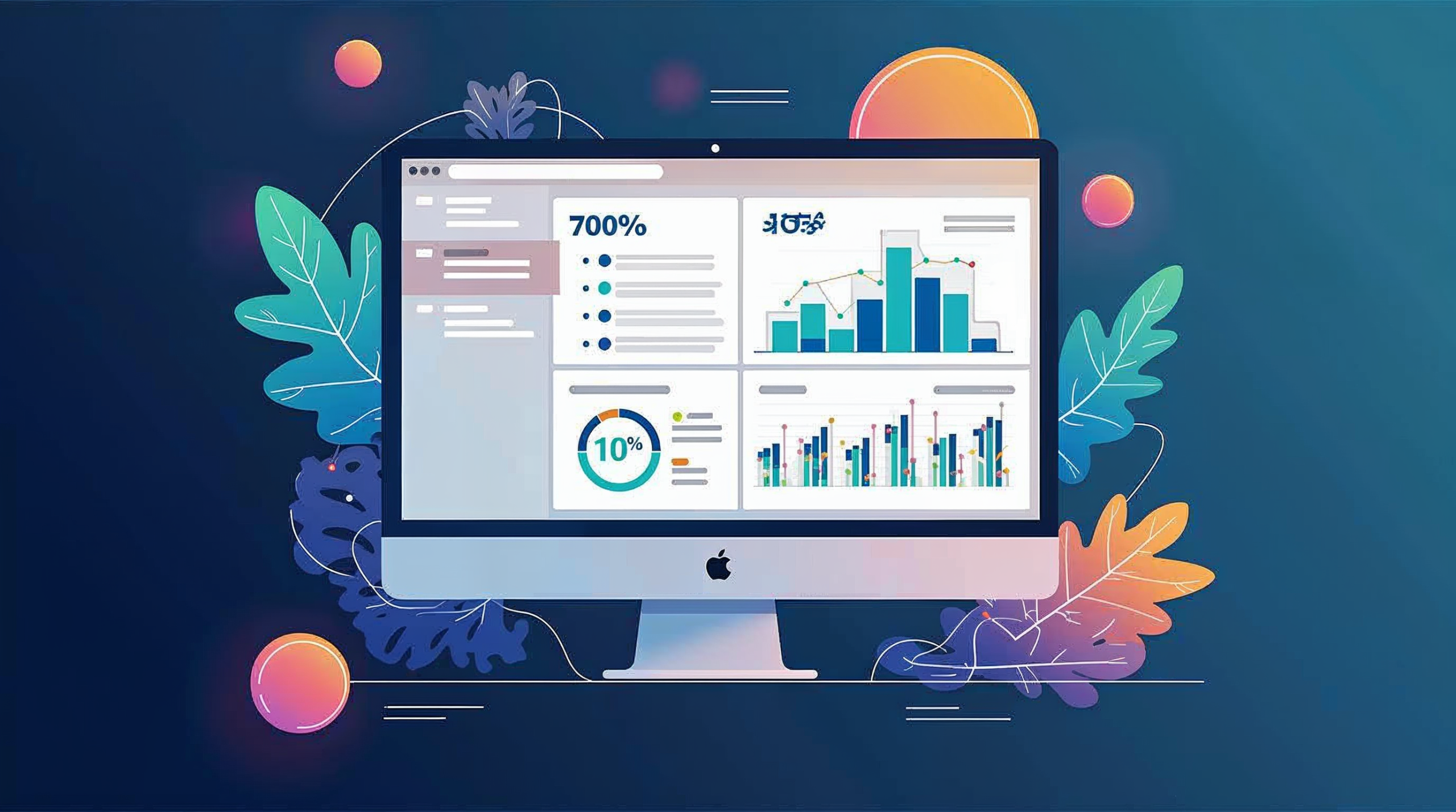 WordPress lead generation metrics dashboard