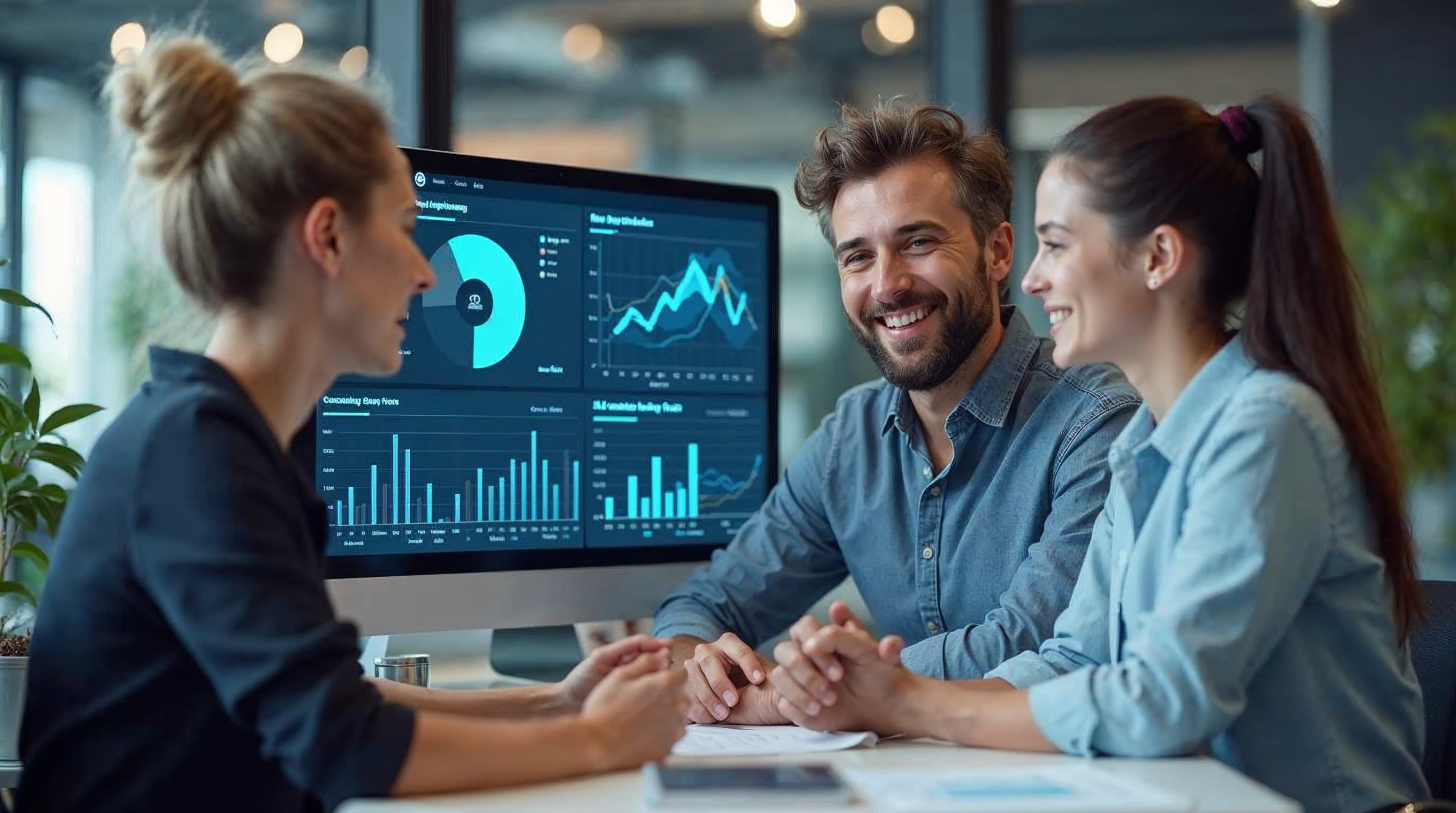 An AI-driven marketing dashboard providing insights on a WordPress site (placeholder image)