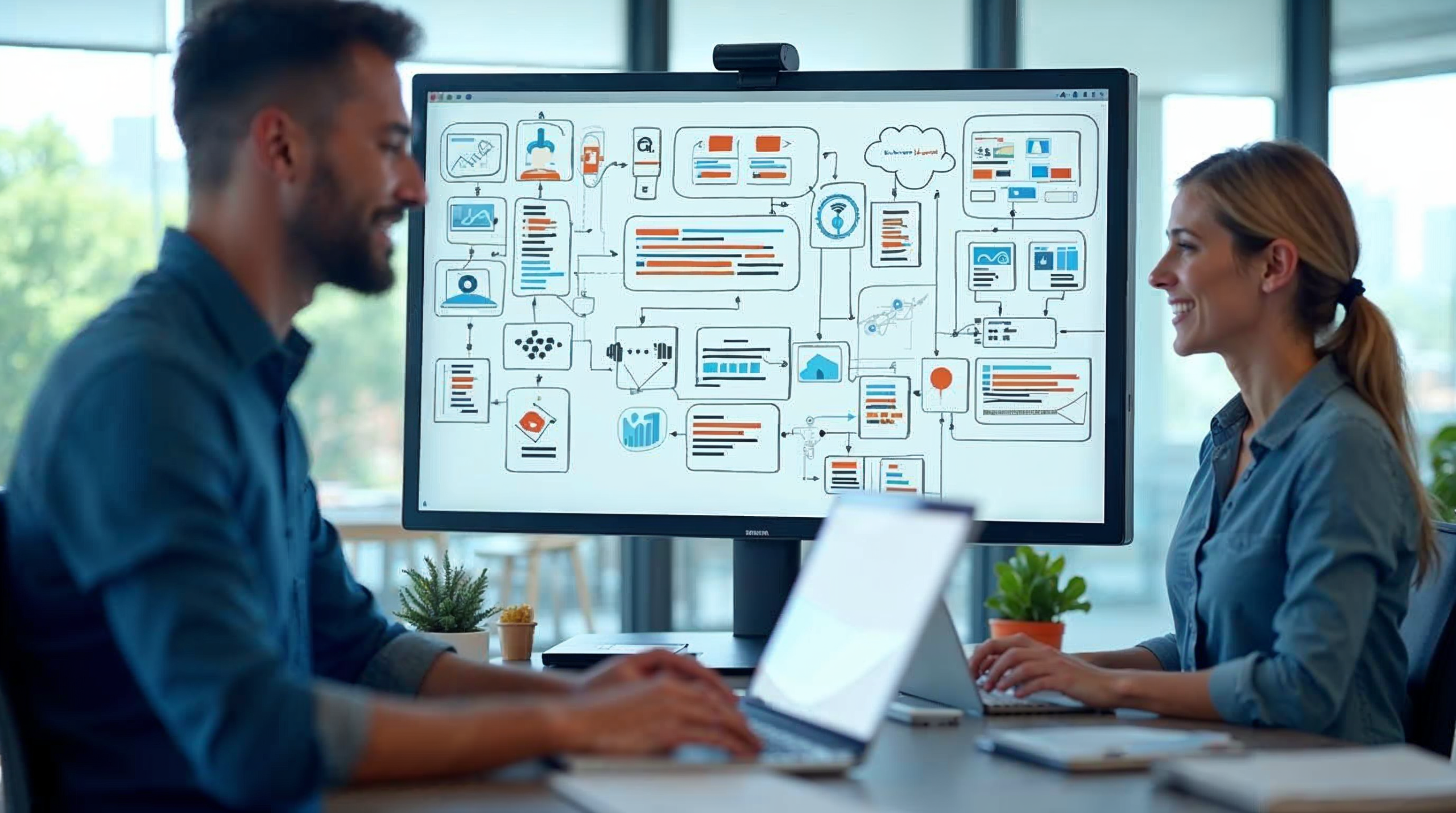 Illustration showing Drupal SEO workflow for 2025 with AI tools, modules and search results