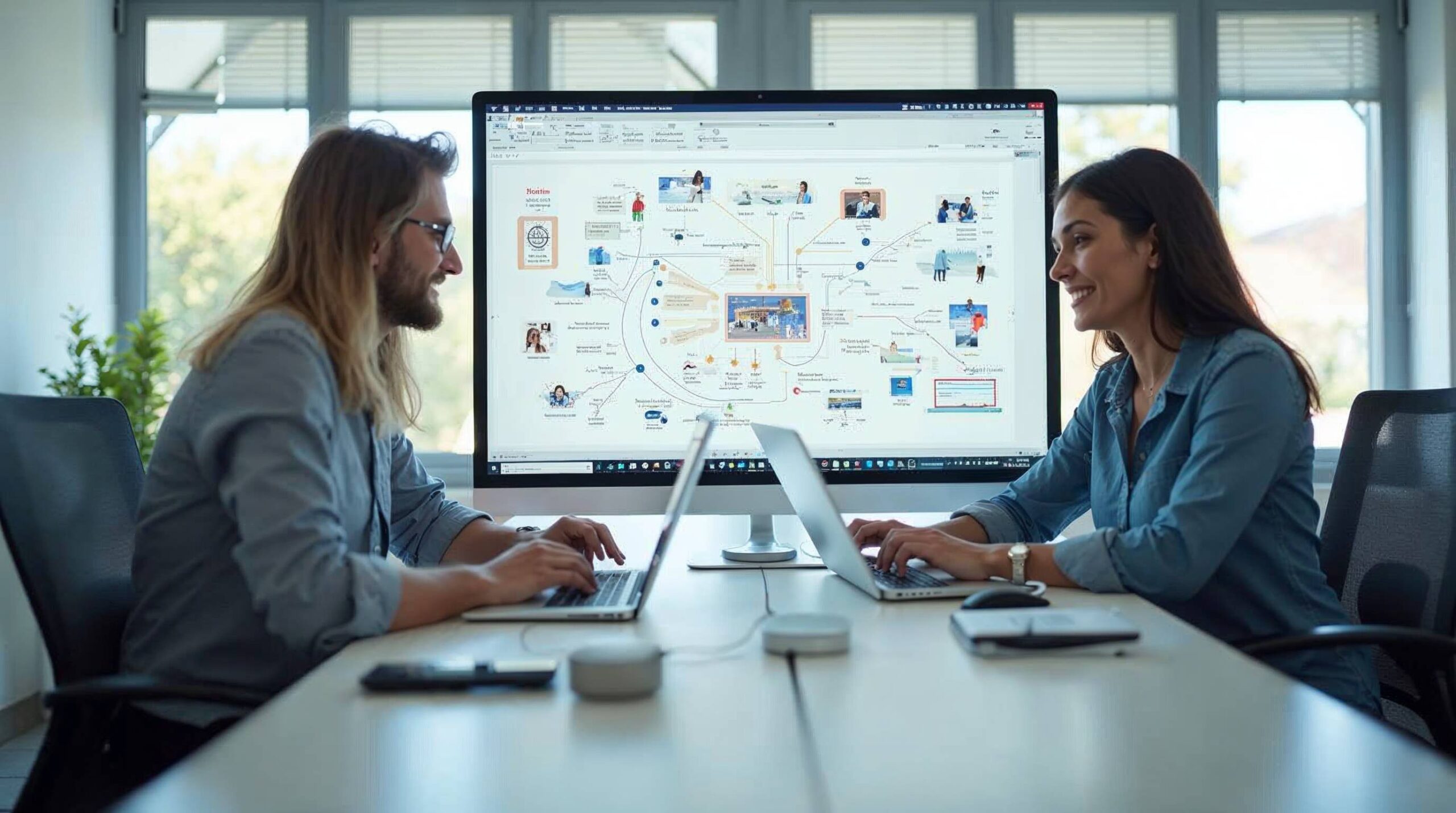 Example workflow diagram showing lead capture automation