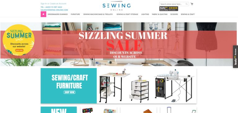 Sewing Online Product AI SEO
