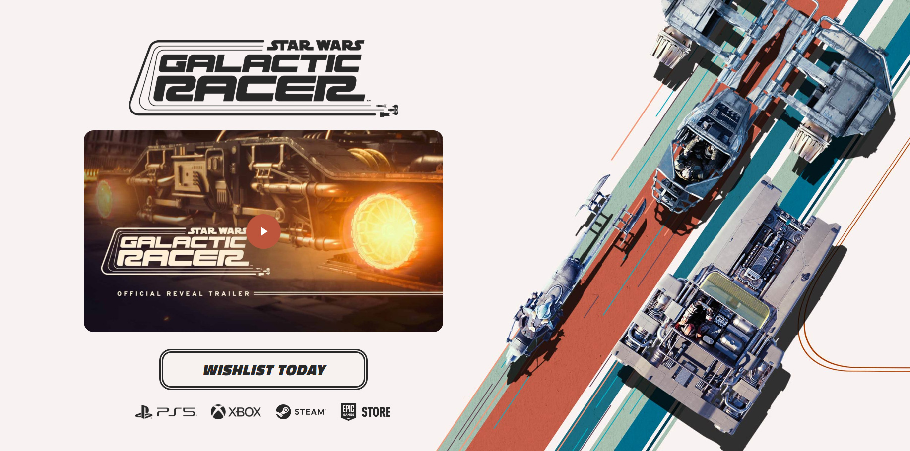Secret Mode – Star Wars Galactic Racer Launch
