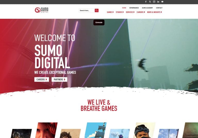 Sumo Digital Website