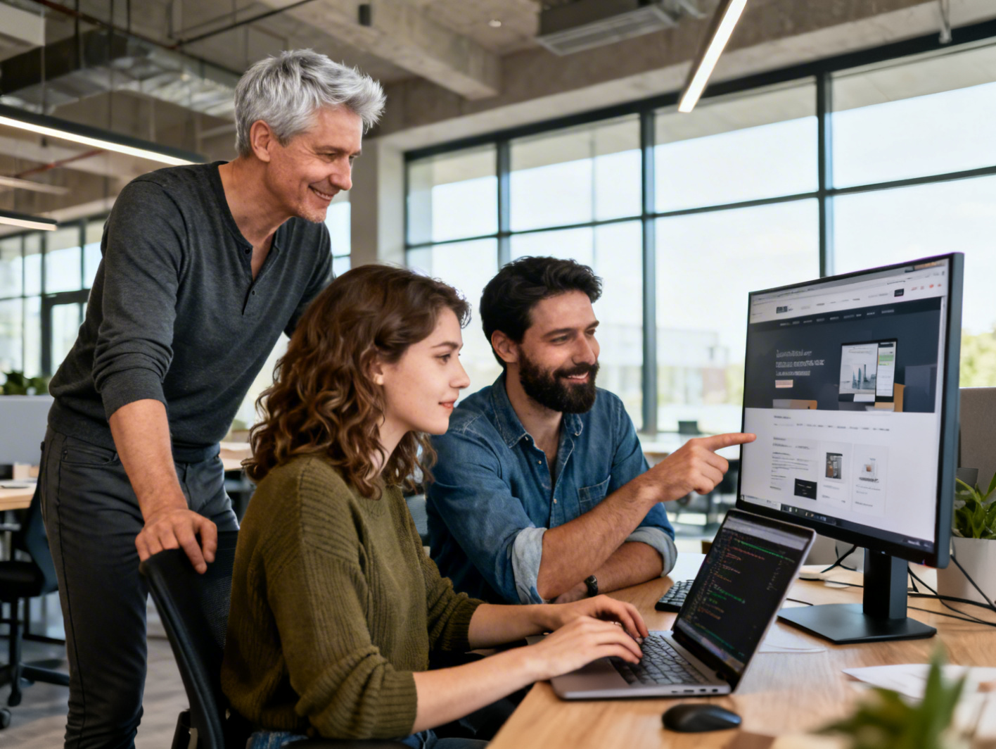 AI-enabled website development