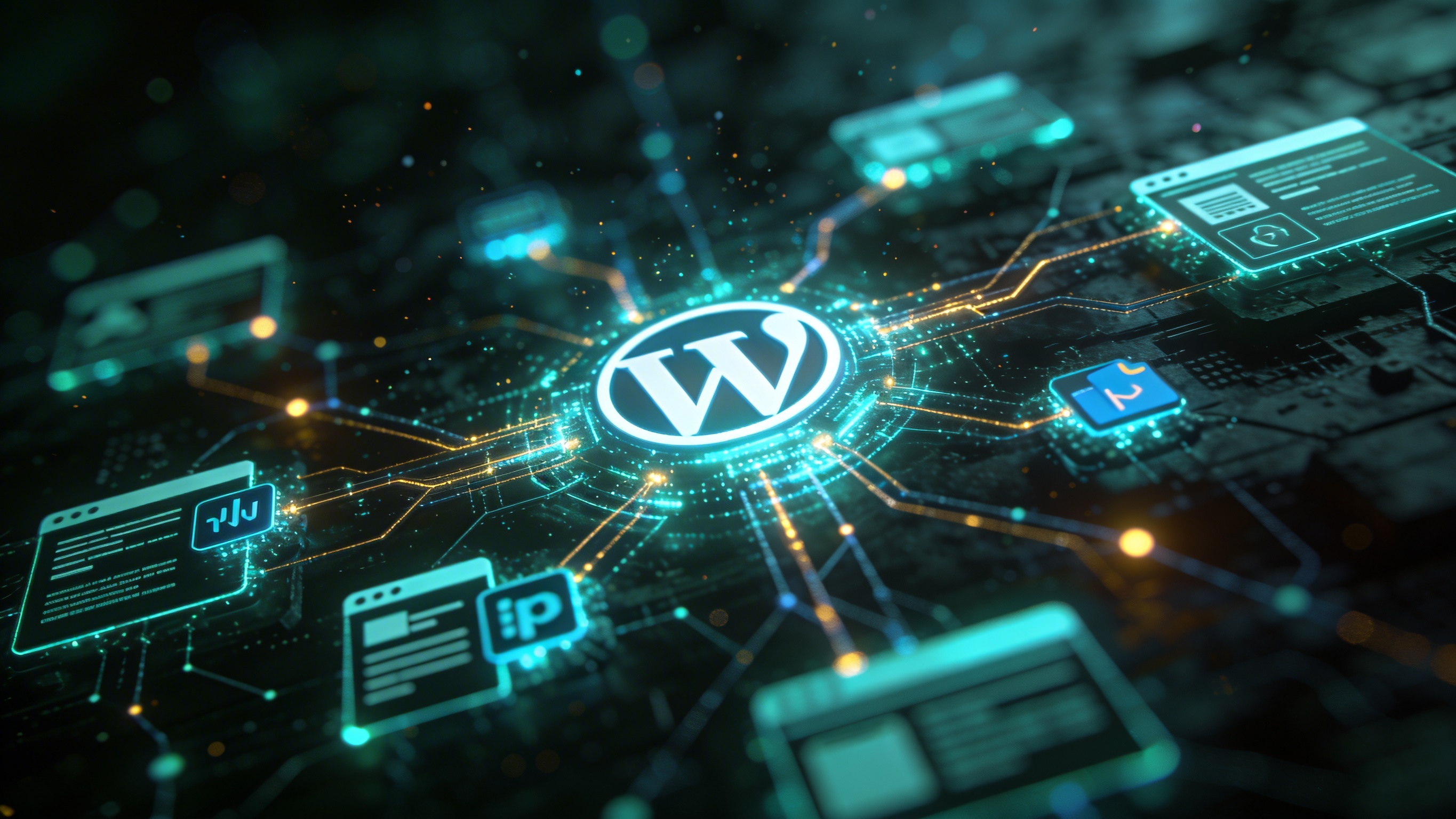 WordPress website architecture neural infrastructure
