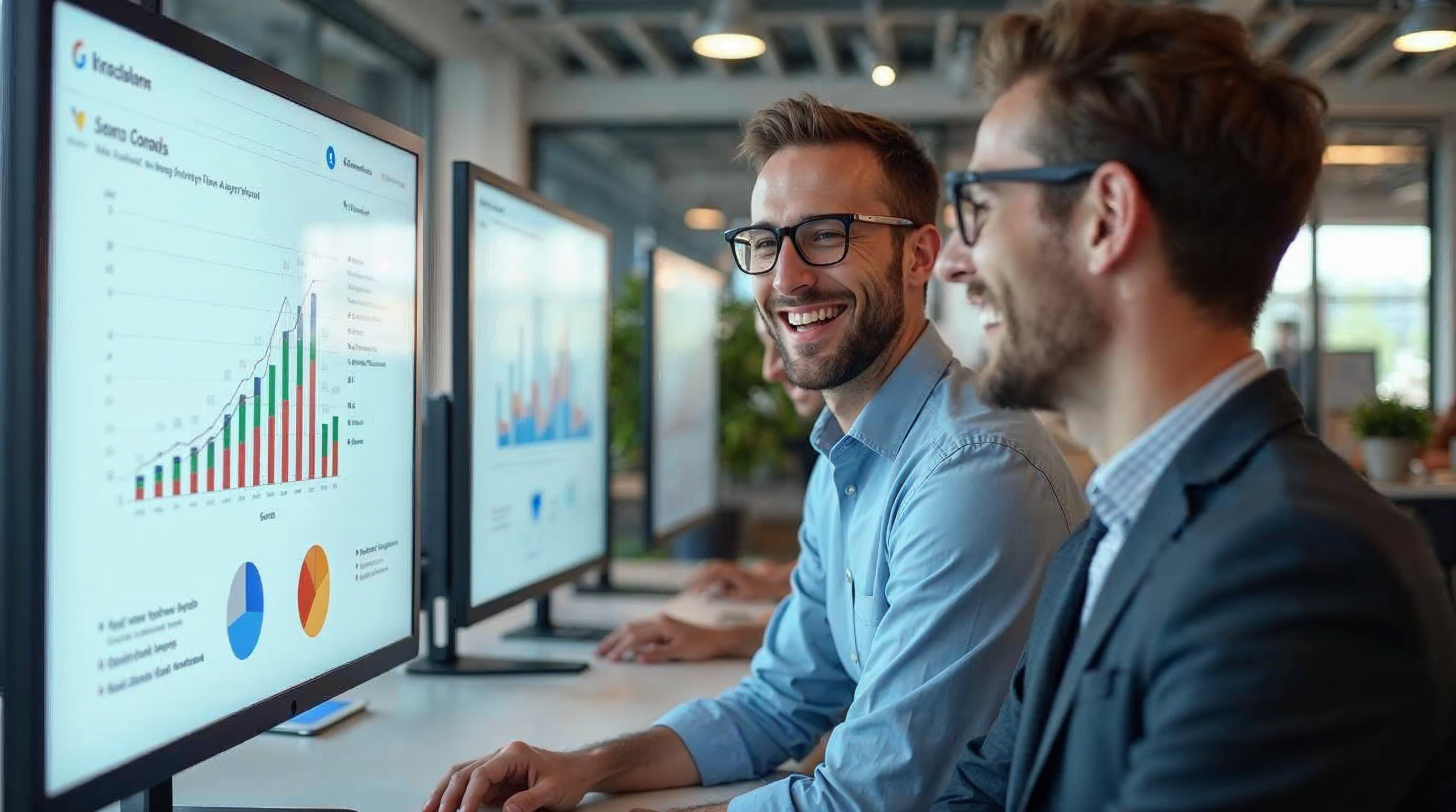 Google Search Console data chart example