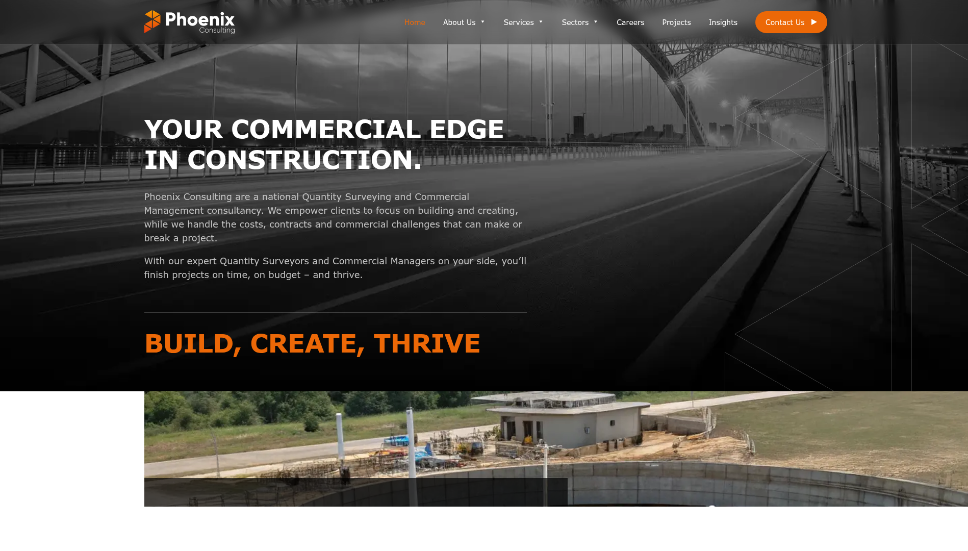 Phoenix Consulting – Professional Services Website with AI Content Engine