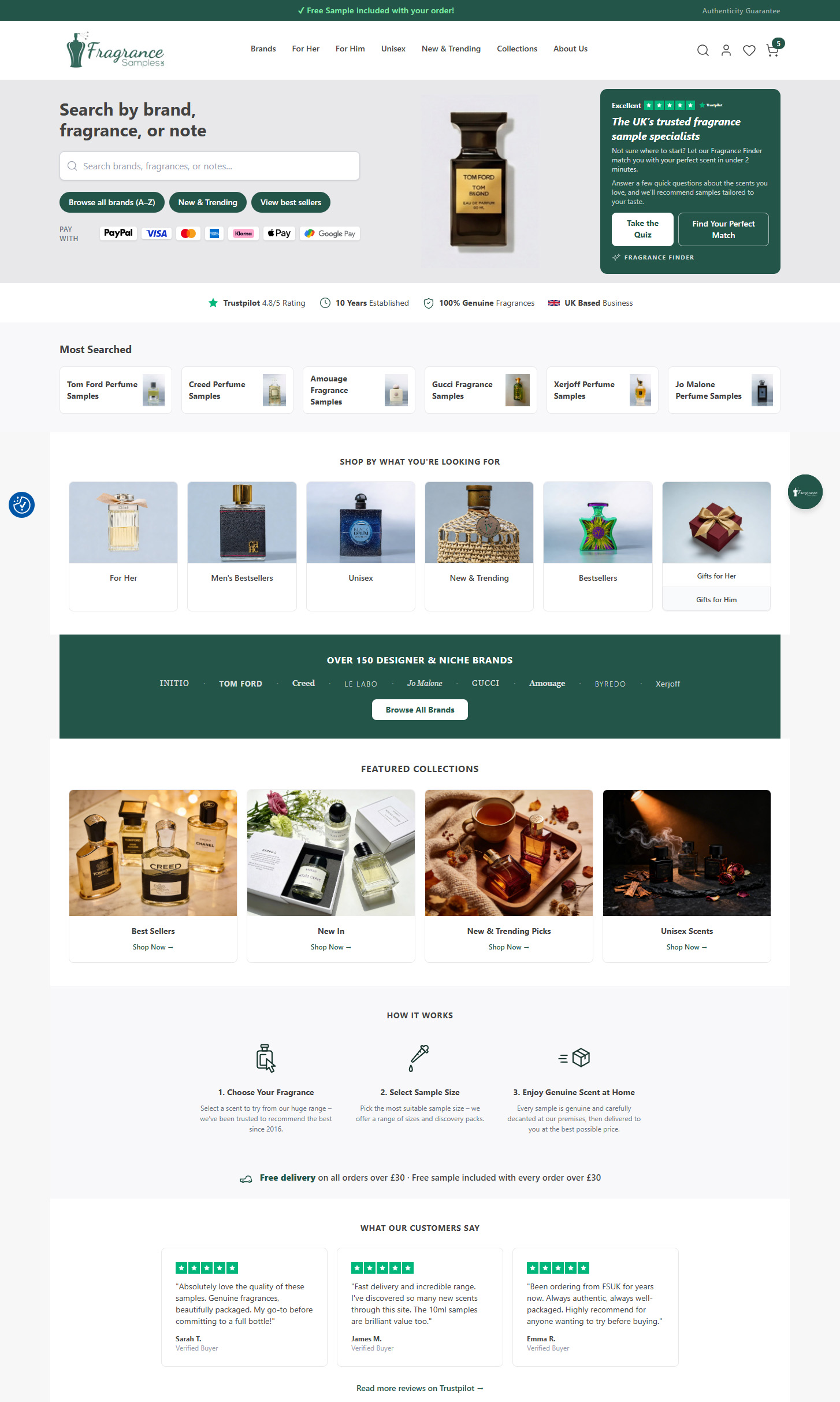 Fragrance Samples UK – AI-Assisted Hyva Theme Build