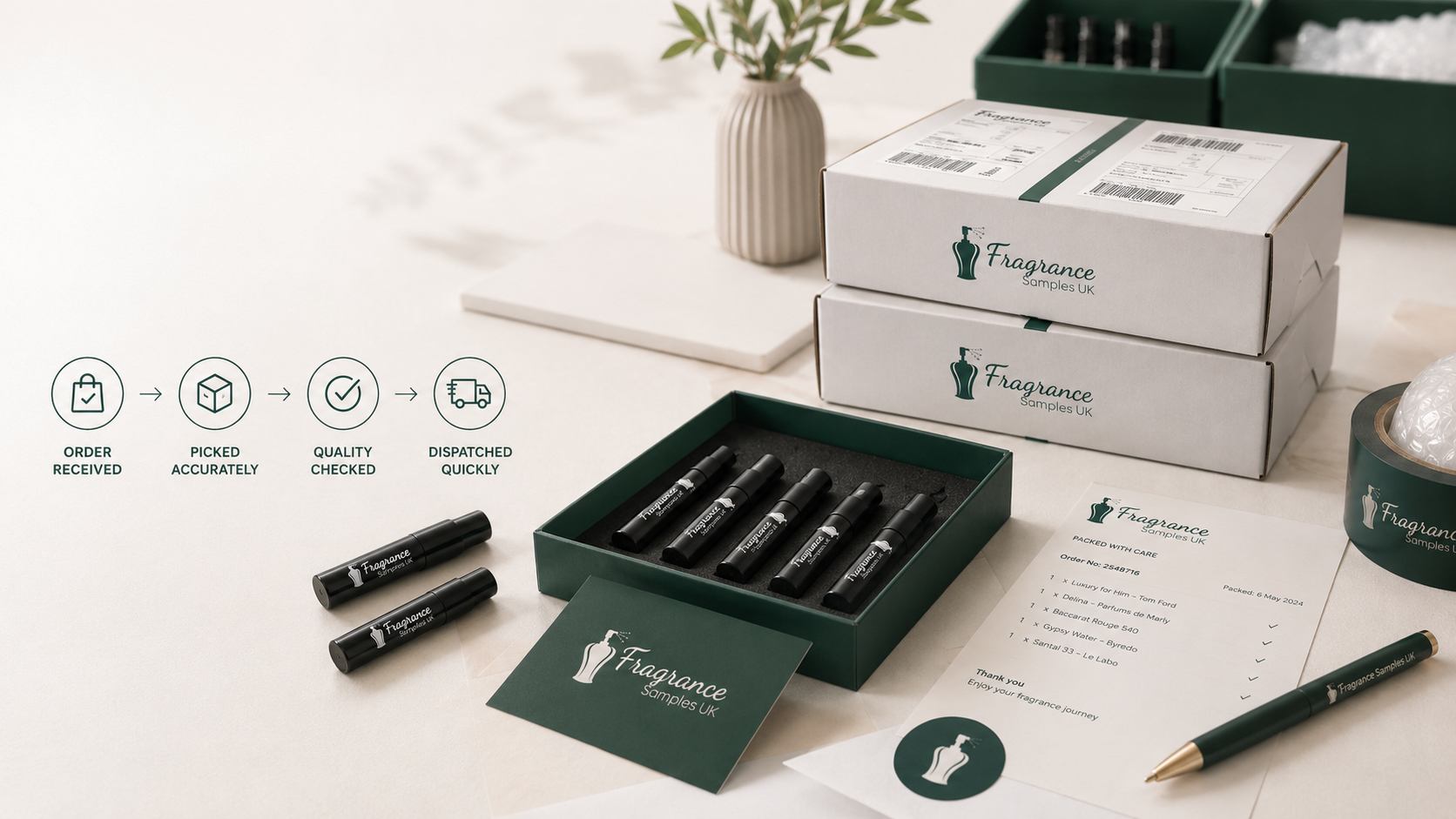 Fragrance Samples UK – Daily Process Automation System